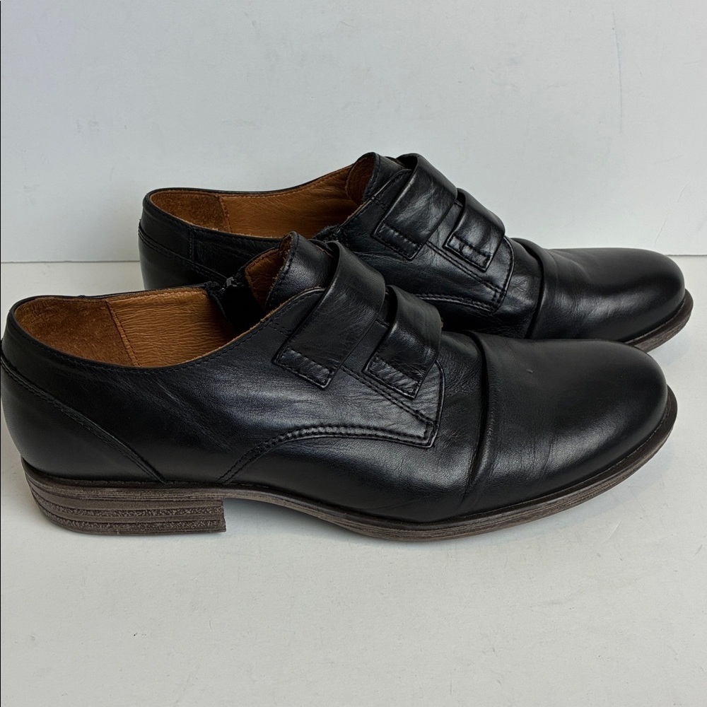Miz Mooz Black Liam Oxford‎ Leather Loafer 11 Preppy Academia - Picture 8 of 16